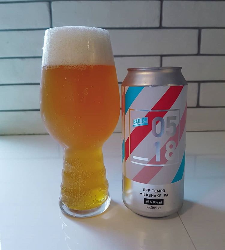 latest craft beer review Off Tempo Milkshake IPA @badcobrewinganddistilling This smooth lactose feel quite