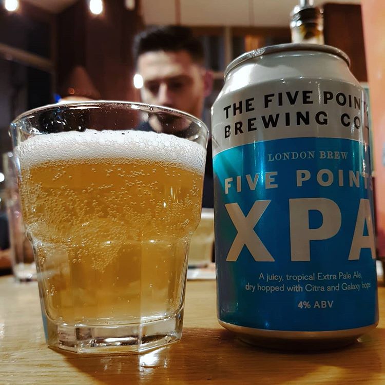 latest craft beer review Enjoying refreshing hoppy XPA @fivepointsbrew.You get exactly says tin this.