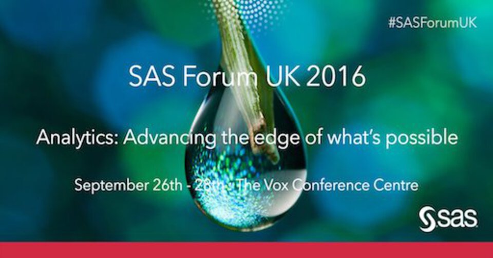 SAS Forum UK 2016 Birmingham